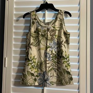 Tommy Bahamas 100%silk tank top